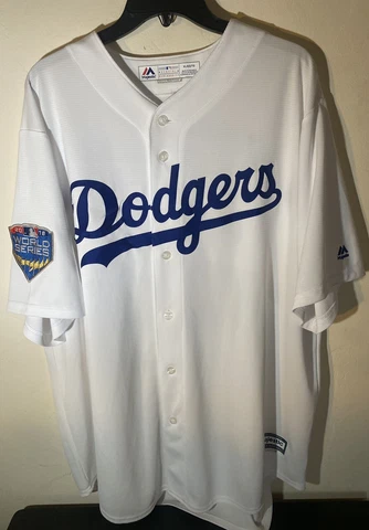 Clayton Kershaw Majestic Coolbase Jersey Men’s XL LA Dodgers World Series 2018 Cover
