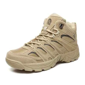 Men's Outdoor Breathable Hiking Boots Sneakers Non-slip Desert Ankle Boots - Picture 1 of 27