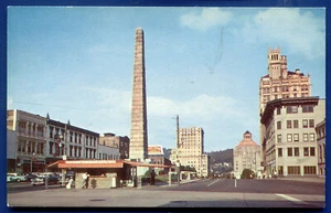 Asheville North Carolina nc Pack Square chrome Postcard - Picture 1 of 2