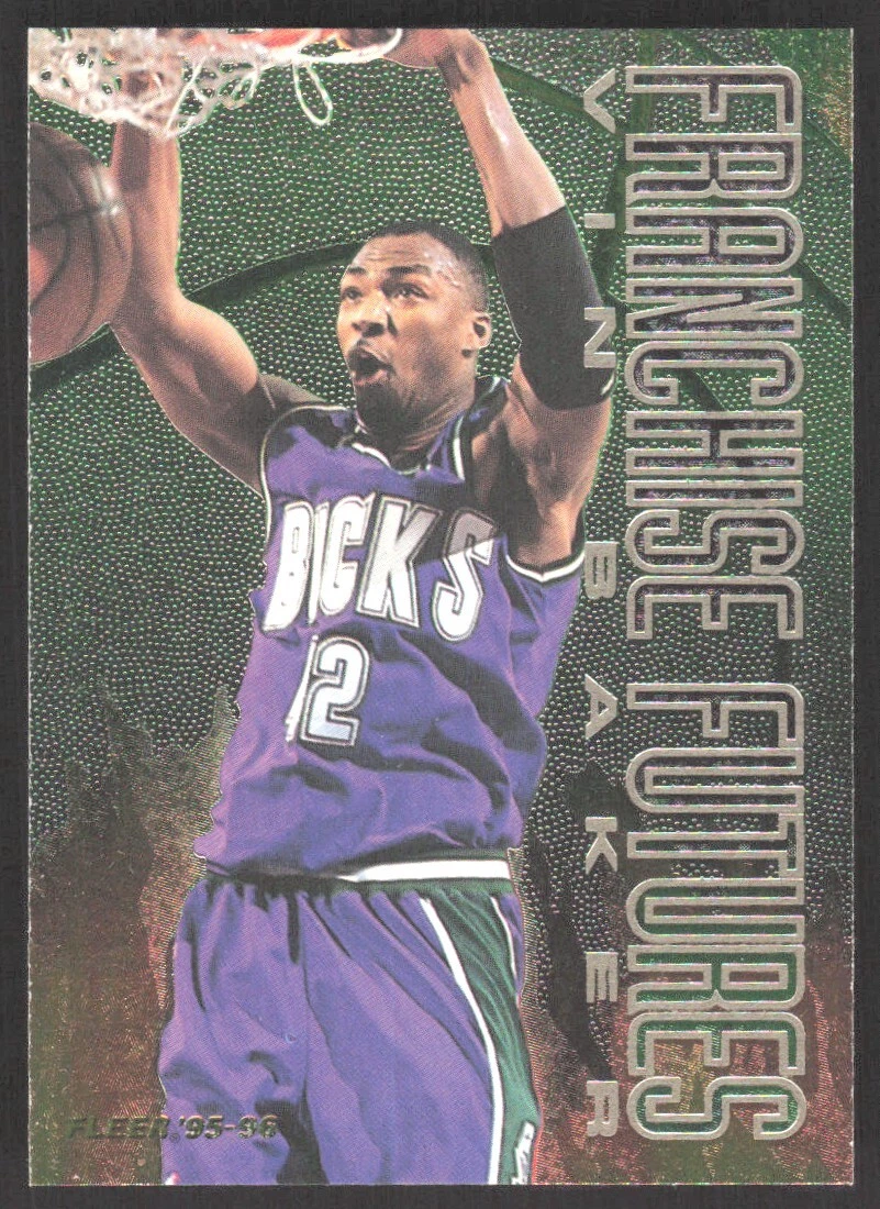 1995-96 Fleer Franchise Futures Vin Baker Milwaukee Bucks #1