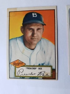 1952 TOPPS # 66 PREACHER ROE DODGERS EX BLACK Very Nice - Bild 1 von 2