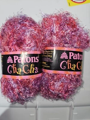 Lote de 2 Patones Cha Cha #2002 Be Bop Hilo Rosa - Tejido Crochet Artesanal Chacha Foto 1 de 4