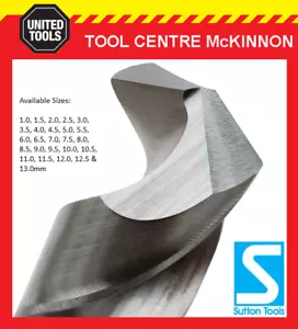 SUTTON XP BULLET METRIC JOBBER DRILL BIT & SETS FOR WOOD METAL & PLASTIC - Bild 1 von 2
