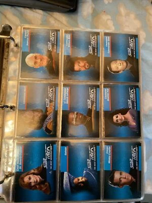 STAR TREK NEXT GENERATION TRADING CARDS 1992 IMPEL 120 CARD BASE SET IN BOX - Image 1 of 4