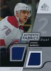 2008 09 Sp Game Used Authentic Fabrics Dual Af Am Andrei Markov
