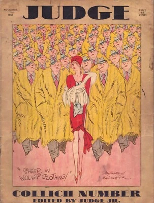 JUDGE (November 1928) Early DR. SEUSS Illustrations Cover by Jefferson Machamer - Image 1 of 4
