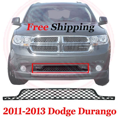 For 2011 2012 2013 Dodge Durango Front New Bumper Grille Textured Black Plastic Foto 1 de 4