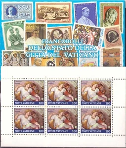 1991 Libretto Restauro Cappella Sistina Integro MNH Catalogo L3 - Picture 1 of 1