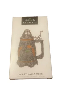 2022 Hallmark Keepsake Ornament ~ "Hoppy Halloween" ~ Beer Stein ~ NEW - Picture 1 of 3