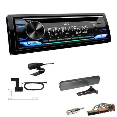 JVC CD-Receiver Autoradio DAB Bluetooth für Jaguar S-Type bis 2002 silber - Bild 1 von 4