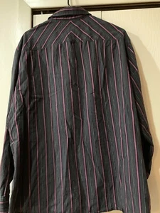 Axcess Classic Fit Long Sleeved Men's Striped Dress Shirt XL Purple - Picture 1 of 7