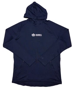 Felpa con cappuccio BARBELL Apparel Alpha Bravo Stealth blu navy media M ~ perfetta! - Foto 1 di 8