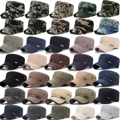 MARKENLOS Baseballkappe Für Herren Taktische Armee-Baumwolle Papa-Mütze Flaggenkapp х