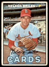 1967 Topps Nelson Briles St. Louis Cardinals #404