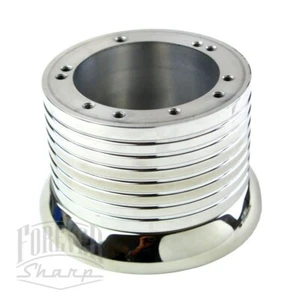 Polished Billet Steering Wheel Adapter 5/6 Hole for 1995 - 2002 Chevy Trucks - Bild 1 von 22