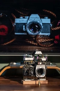 Teardown Mechanical Film Camera, Deconstructed Minolta XE, Home Decor,Wall Art - Picture 1 of 9