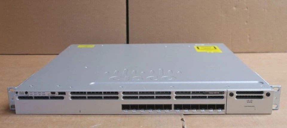 Cisco WS-C3850-12XS-S IP Base Switch 12 SFP+ Ethernet Ports - Image 1 of 4