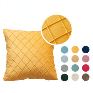 Pillow Sofa Decorative Pillowcases Square Cushion Cover Polyester 45x45cm