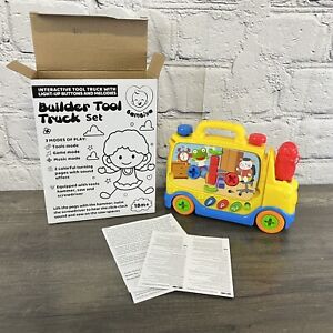 Bambiya Baby Multicolor Builder Tool Truck Set Interactive Toy 18 Months-3 Years
