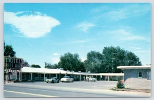 Postcard Bel-Air Motel Las Cruces New Mexico - Picture 1 of 2