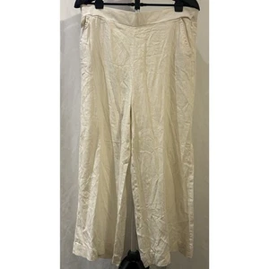 NWT Women's size XL Kensie Jeans White Linen Pants - Picture 1 of 5