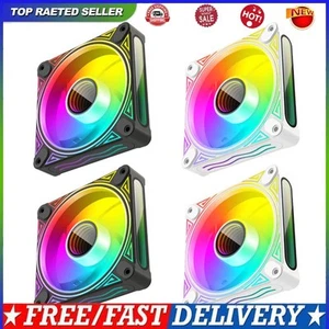 120mm Case Fans 23dB 30LEDS Luminous Computer Case Radiator for Desktop Computer - Afbeelding 1 van 14