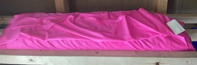 10+ Jardas de Tecido Rosa Quente Poliéster Malha Brilhante 2 Vias Elástico 60" - Imagem 1 de 4