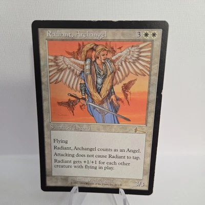 Moderate Play, English MTG Regular Radiant, Archangel Urza's Legacy Magic the Ga - Image 1 of 4