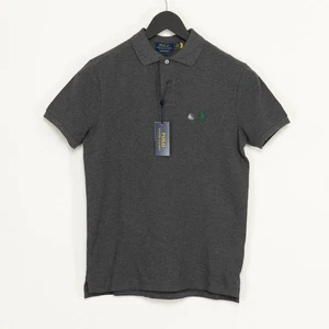 Polo Ralph Lauren Men Custom Slim Fit Mesh Polo Gray Size XS - Picture 1 of 6