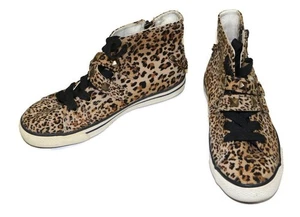 ARIZONA JEANS CO Mujer Monopatín Punk Estampado Guepardo Cremallera Lateral Tenis 7 M - Imagen 1 de 3