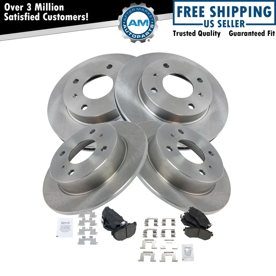 Kit de pastillas de freno y rotor de cerámica para Nissan 240SX 1989-1998 Foto 1 de 4