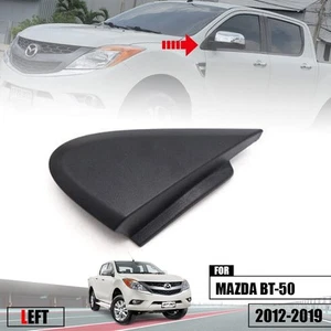 LH Side Mirror Corner Triangle Fender Black For Mazda BT-50 Pro BT50 2012-2020 - Picture 1 of 7