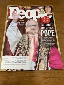 PEOPLE MAGAZINE - MAY 2025 - POPE LEO XIV - AMERICAN POPE - BRAND NEW - Picture 1 of 2