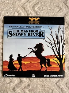 The Man From Snowy River Laserdisc - 1991 (Kirk Douglas) - Widescreen Edition - Picture 1 of 3