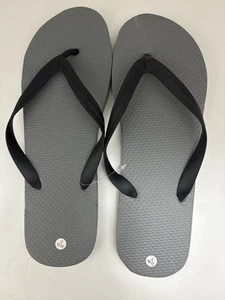 Infradito uomo nero e grigio senza marchio taglia large (10-11) nuovo - Foto 1 di 5