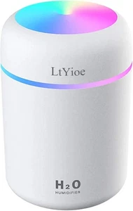 LtYioe Luftbefeuchter Tragbare Mini Luftbefeuchter für Schlafzimmer, Persönliche Desktop Luft... - Bild 1 von 6
