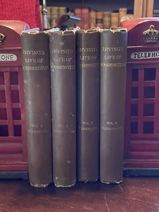 Life of George Washington. By Washington Irving Dated 1887. Nicely Illustrated - Picture 1 of 12