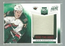 2012-13 Panini Prime Prime Time Rookie Jerseys Patch #21 Kris Foucault (REF 4078