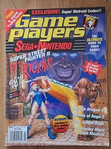 Game Players Magazine Nintendo Sega July 1994 Super Street Fighter II 2 - Picture 1 of 3