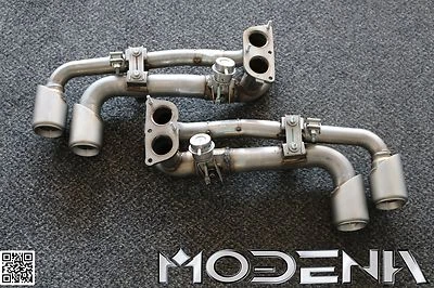 Original Ferrari F430 Set Exhaust Tips Flaps Modified Version Foto 1 de 4