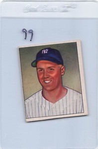 1950 Bowman #101 Bobby Brown Yankees VG/EX *99