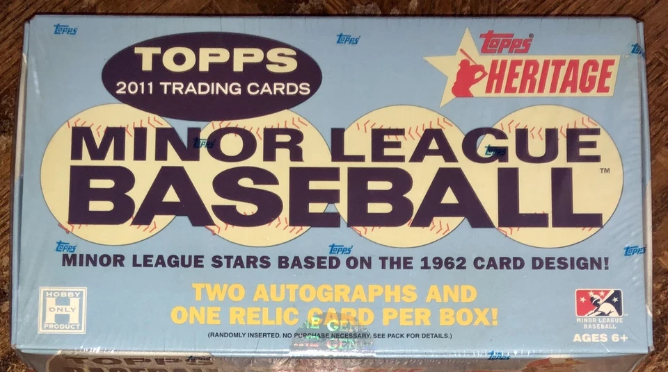 2011 TOPPS HERITAGE MINOR LEAGUE EDITION HOBBY BOX FACTORY SEALED MIKE TROUT RC - Image 1 of 1