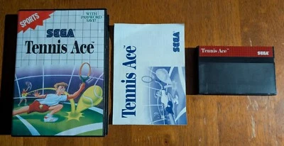 1989 Sega Master System Tennis Ace CIB *Very Good Condition* - Image 1 of 4