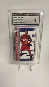 2003 UPPER DECK PHENOMENAL BEGINNINGS #15 LEBRON JAMES ROOKIE RC CSG 9 - Picture 1 of 2