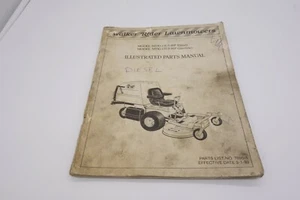 Walker Rider Lawnmowers MDD MDG Illustrated Part Manual Schémat de pièces det - Picture 1 of 1