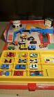 Micro machines 1980s /90s Vintage . Galoob , Service Station Case And Cars