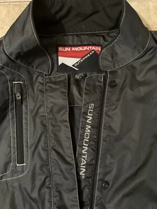 Sun Mountain Outerwear Golf Rain Jacket Black Women’s Size Small - Picture 1 of 4