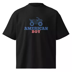 Unisex Organic Oversized High Neck T-Shirt - Bild 1 von 13