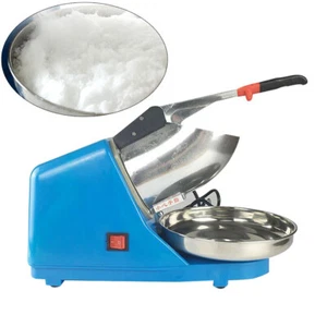 Elektrischer Edelstahl Ice Crusher Crusheisbereiter Eiszerkleinerer 220V DHL - Bild 1 von 3