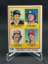 1978 Topps Rookie Catchers Nahorodny Pasley Sweet Werner Card #702